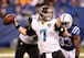 Jaguars QB Chad Henne (7, above) may be playing on borrowed time with rookie Blake Bortles breathing down his neck.