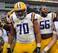 LSU left tackle La'el Collins (left) and former guard Trai Turner (right)