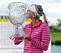 Jessica Korda got to kiss the trophy at the Pure Silk-Bahamas LPGA Classic.