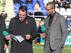 Clarke Carlisle, right, is one of ITV's co-commentators