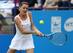 Agnieszka Radwanska during first-round match at AEGON International tournament.