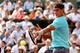 Rafael Nadal hits a forehand during the final of the 2014 French Open.