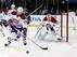 Montreal Canadiens defenseman Andrei Markov, New York Rangers forward Martin St. Louis and Habs goaltender Dustin Tokarski.