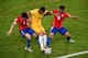 Tim Cahill was an aerial powerhouse against Chile
