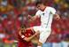 Jordi Alba was dominated throughout the game against Chile.