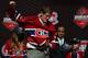 Montreal Canadiens 2013 first-round draft pick Michael McCarron and owner Geoff Molson.