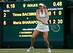 Maria Sharapova hits a backhand during her second-round match.
