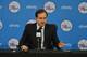 Sam Hinkie, explaining stuff to someone who's not as smart as he is.