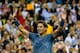 Rafael Nadal after winning the 2013 U.S. Open.