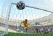 Hugo Lloris looks on in despair as Mats Hummels' header hits the back of the net.