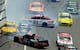 Trevor Bayne's No. 21 Wood Brothers Racing Ford was right in the middle of this Daytona mess