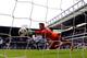 Hugo Lloris looks on as West Ham score against him.