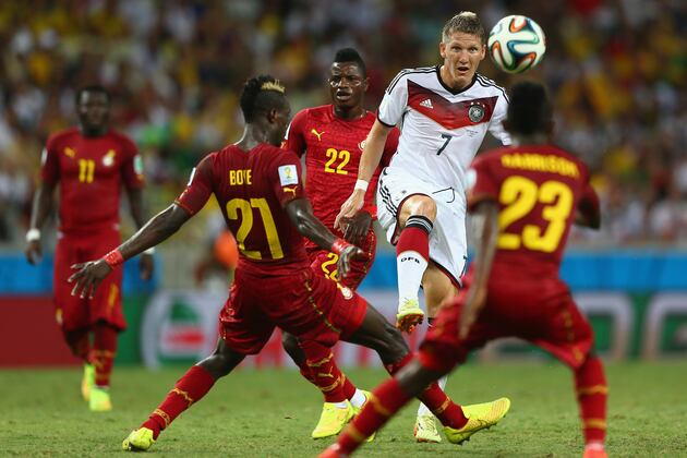 9. Germany 2-2 Ghana, June 21