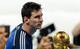 The closest Lionel Messi may ever come to the World Cup trophy.