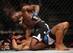 Aljamain Sterling (top) finished Hugo Viana.