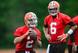 Johnny Manziel (left), Bryan Hoyer (right)
