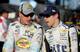 Joey Logano (l) and Brad Keselowski
