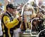 It was time to let the champagne flow when Paul Menard won at Indy in 2011.