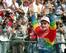 Jeff Gordon celebrates after winning the very first Brickyard 400 in 1994.