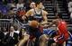 Nikola Vucevic is hard to contain on offense and averaged double-doubles for points and rebounds in both of his seasons with the Orlando Magic.