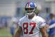 Kellen Davis is trying to make the Giants roster as a tight end.
