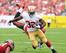 The 49ers were dealt a serious blow when Kendall Hunter suffered a torn ACL.