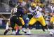 LSU left guard Vadal Alexander (No. 78) blocks against TCU.