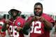 Chris Baker (No. 92) has responded to his new contract with a strong camp performance.