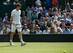 Andy Murray during his quarterfinals match at Wimbledon, against Grigor Dimitrov.