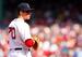 Third baseman Garin Cecchini has dropped considerably in Boston's prospect rankings.