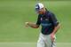 Jim Furyk shot five-under in the first round and had plenty to be pumped about.