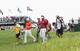 The first round was going well for this threesome of major champions—until they teed off on No. 10.