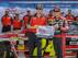 Sprint Cup pole winner Jeff Gordon (right) with crew chief Alan Gustafson