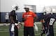 WR D'haquille Williams and WR Coach Dameyune Craig