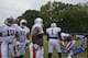 DL LaDarius Owens, Elijah Daniel, Angelo Blackson and Montravius Adams