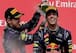 Ricciardo celebrates his first win, in Montreal.