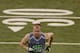 Brigham Young defensive back Daniel Sorensen runs a drill at the NFL football scouting combine in Indianapolis, Tuesday, Feb. 25, 2014. (AP Photo/Michael Conroy)
