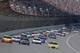 Sprint Cup action at Michigan International Speedway