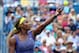 Serena Williams prepares to serve during the final of the 2014 Western & Southern Open in Cincinnati.