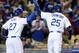 Los Angeles Dodgers outfielders Matt Kemp and Carl Crawford both cleared revocable trade waivers.
