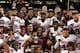 The Oklahoma Sooners celebrate their Sugar Bowl victory over Alabama.