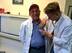 Hulkenberg plays doctor.