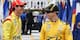 Team Penske teammates Joey Logano (left) and Brad Keselowski have had plenty to smile about this season.
