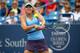 Maria Sharapova readies to hit a backhand during the Western & Southern Open.