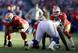 Right guard Joe Looney (No. 78) is steadily improving in this year's preseason action in place of contract-holdout starter Alex Boone.