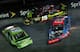For the second week in a row, the No. 18 Toyota of Kyle Busch ended up sideways at Bristol.