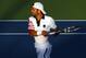 Simone Bolelli during a match at the 2014 U.S. Open.