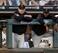 Hensley Meulens and Bruce Bochy watch the Giants hitters.