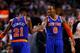Iman Shumpert (left) and J.R. Smith