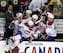 The Montreal Canadiens celebrate after beating the Boston Bruins in the playoffs last season.